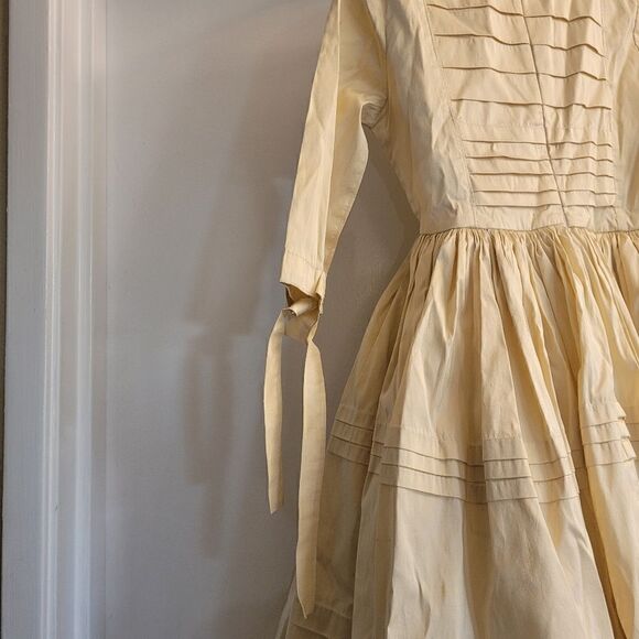 Mademoiselle Charlotte raw silk with underskirt royal dress - Picture 9 of 13